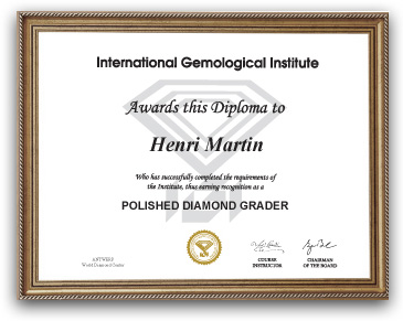 IGI Polished Diamond Course