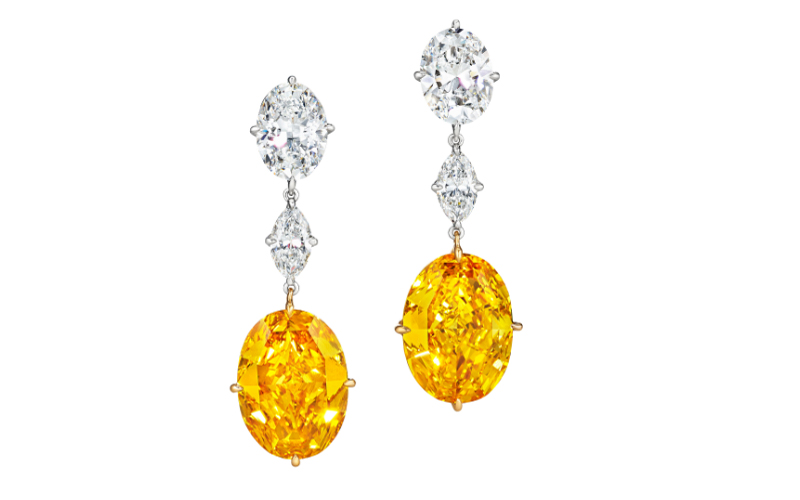 California Sunset Diamond Earrings