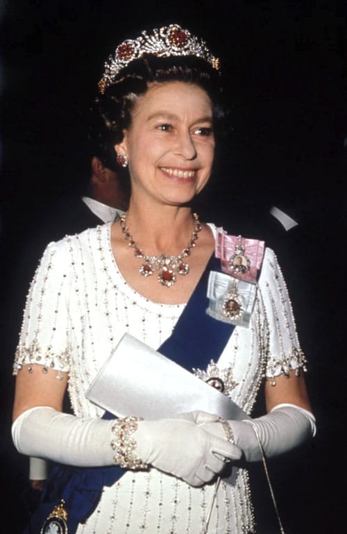 Queen Elizabeth II Ruby Tiara