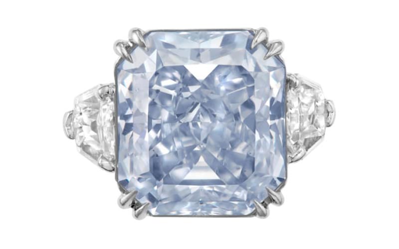 Fancy Blue Diamond Ring