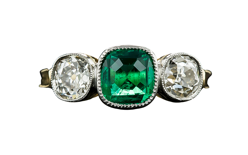 Art Deco Gemstone Ring