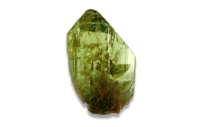 rough peridot