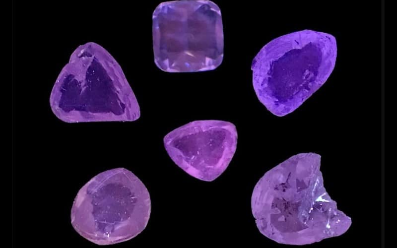 Purple fluorescence