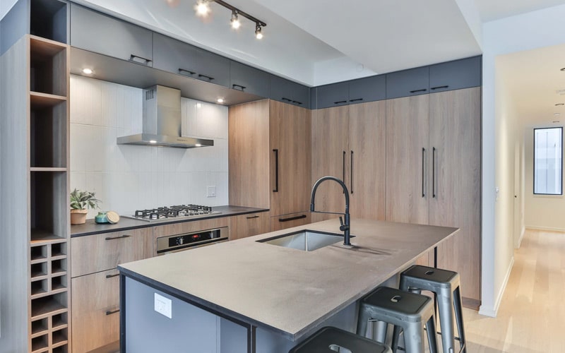 remodeled kitchen