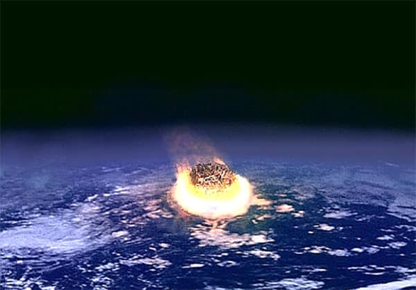 meteor crash into Earth