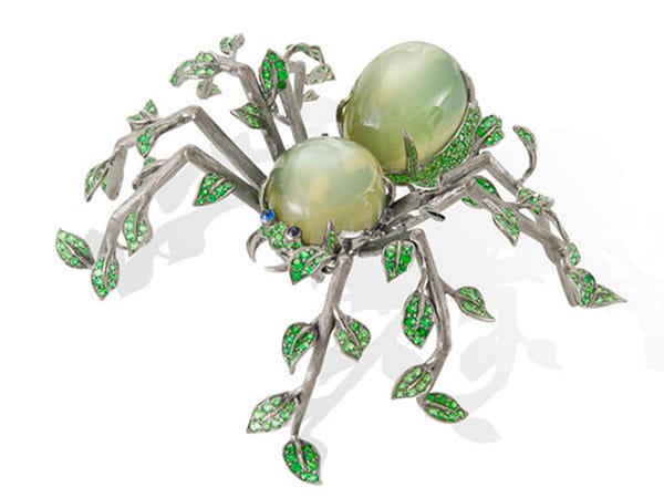A well-known brooch from Lydia Courteille's celebrated Homage to Surrealism collection
