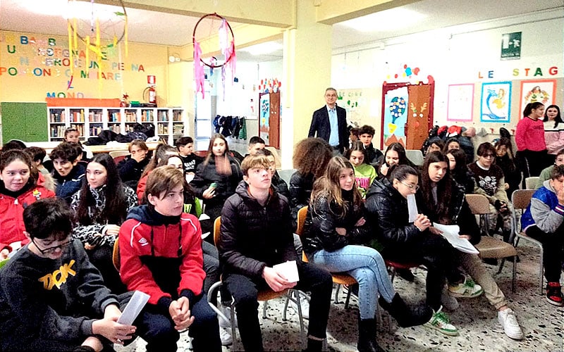 Classroom of students