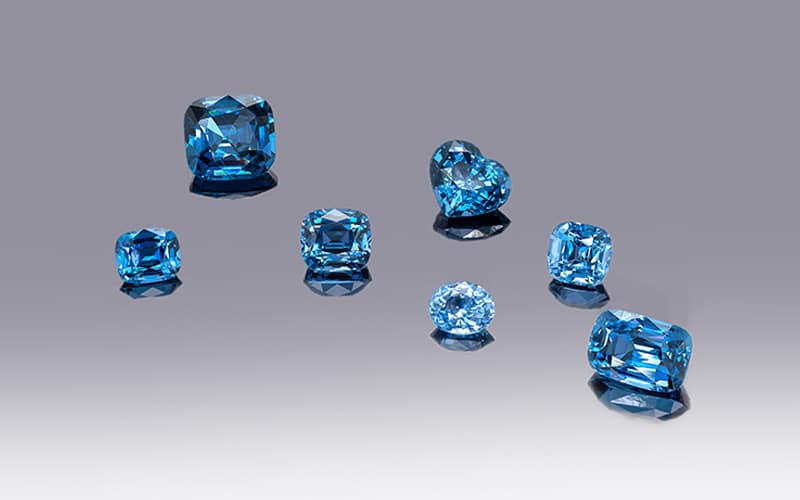 Blue Spinels