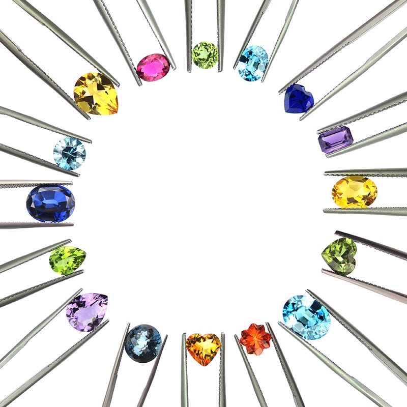 Colored gemstones