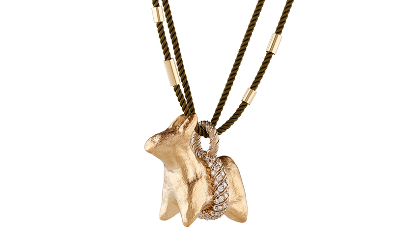 Bull God pendant by GeoGems x Iryna Vasylenko