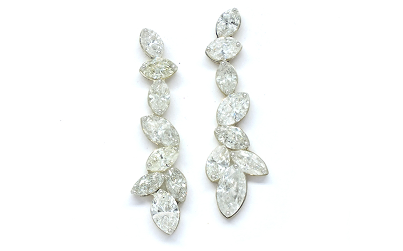 Todd Powell pin set diamond jewelry